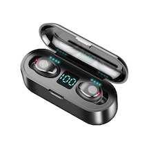 Leezsing F9-2 Kablosuz Bluetooth Kulaklık: Yüksek Ses Kalitesi, Akıllı Gürültü Azaltma Ve Şarj Özelliği İle Ipx7 Suya Dayanıklı Siyah Model