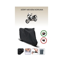 Siyah Aprilia Mana 850 Gt Abs Motosiklet Brandası Arka Çanta Uyumlu