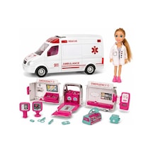 Ambulans Ve Bebek 11 Parça Beyaz