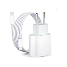 İphone 11/12/13/14 Pro Ve Pro Max İle Uyumlu 20w Gerçek Güç Pd Qc 4.0 Destekli Hızlı Şarj Adaptörü Ve Type-c To Lightning Kablo Seti