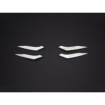Renault Clio 5 Hb Uyumlu Sis Far Çıtası 4 Parça 2019 Ve Üzeri Paslanmaz Krom