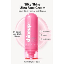 Tr Silky Shine Su Bazlı Yüz Kremi 50 Ml Yoğun Nemlendirici Aydınlatıcı Krem