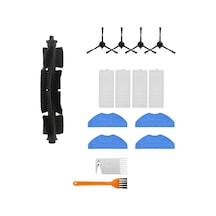 Asgard Grup 360 S8 İle Uyumlu 1 Ana Fırça, 4 Filtre, 4 Siyah Yan Fırça, 4 Mop 2 Tarak Pkt-asgs000096