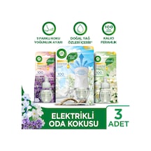 Air Wick Elektrikli Kit Oda Kokusu Temizlik Esintisi 19 ML + Elektrikli Yedek Lavanta 19 ML +  Bahar Çiçekleri 19 ML