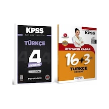 Marka + Evp İhtiyacın Kadar Kpss Türkçe 19+4 Deneme 2 Li Set