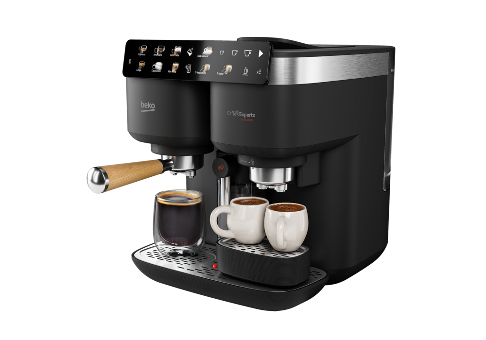 Beko Tem 8690 Caffe Experto Deluxe Türk Kahvesi Makinesi & Yarı Otomatik Espresso Makinesi