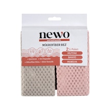 Newo Mikrofiber Bez 2'li - 7 Adet Tarı Tek Ebat