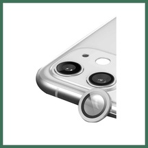 En-cag İphone 11 Uyumlu Raze Metal Kamera Lens - Gümüş Bss