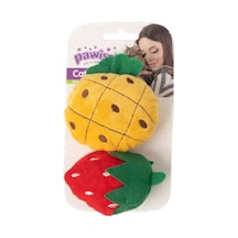 Pawise Örgü Kedi Oyuncağı Çilek - Ananas N106
