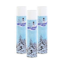 3 Adet Max Kar Köpüğü Spreyi, Eriyen Kar Taneleri, Parti Köpük Karı Yapar Kar Yağdıran Sprey 3x300 Ml 2 Yaş Mavi