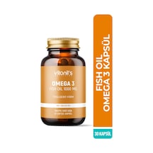 Vitanil's Omega 3 Fish Oil 1000 Mg 30 Soft Jel