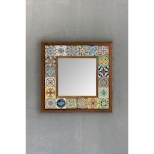 Ayrex Oscar Stone Decor Çerçeveli Mozaik Doğaltaş Ayna 33 Cm X 33 Cm Ayn-030 Genel