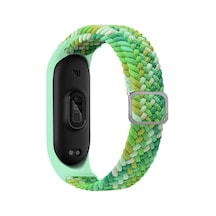 Xiaomi Mi Band 4 Uyumlu Krd-49 Örgü Mtr Kordon-colorful Green