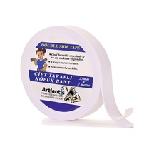 Çift Taraflı Bant Köpük Bant 25mm x 2mt 1 Adet Çerçeve Tablo Halı Yapıştırma Bandı İç Ve Dış Mekan Süper Güçlü Köpük Bant