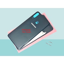 Tkgz  Samsung Uyumlu Galaxy A20s Full Kasa Arka Kapak Batarya Kapağı - Yeşil Çok Renkli