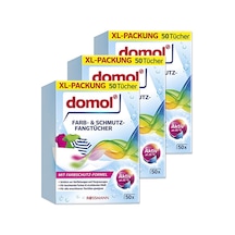 Domol Renk Ayırıcı Mendil 50'Li (3 Adet)
