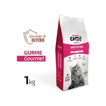 Catzo Premium Gourmet Renkli Taneli Yetişkin Kedi Maması 1 KG