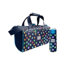 Coral High Lacivert Yıldız Desenli Kız Çocuk Spor Çantası Ve 500 Ml Çelik Matara Seti 27545 Lacivert - Yeşil
