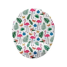 Flamingo Desenli Bilek Destekli Mouse Pad