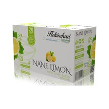 Hekimhan Bitkisel Nane Limon Doğal Bitki Süzen Poşet Çay 2'li 20 x 2 G