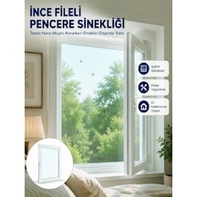 Tek Kanatlı Cırt Bantlı Pencere Sinekliği 1