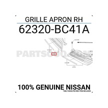 Nissan Micra 2005-2009 Ön Panjur Izgarası Nikelaj Bandlı Sağ Oem No: 62320bc41a