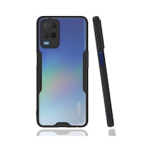 Oppo A54 4g Kılıf Platin Silikon - Siyah -