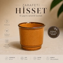 Porselen Kulpsuz Kiremit Rengi Espresso Fincan Bardak