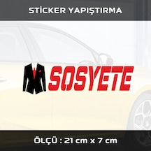 SOSYETE sticker etiket araba  motosiklet uyumlu