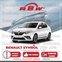 RBW Renault Symbol 2016 - 2018 Ön Muz Silecek Takım
