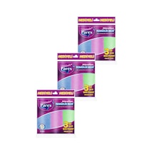 Mikrofiber Karışık Renkli 3 Adet Temizlik Bezi 3 Paket Diğer