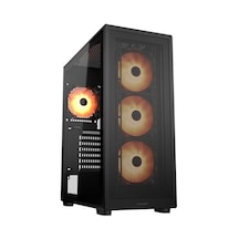 Cougar Mx220 650w 80plus 4x Rgb Fanlı Usb 3.2/type C Siyah Mesh Gaming Kasa-cgr-2ac8b-rgb