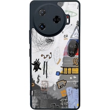 Tecno Camon 30 Pro Matematik Tahtası Tasarımlı Glossy Telefon Kılıfı Çok Renkli