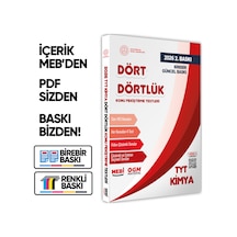 2026 YKS-TYT Mebi-ogm Dört Dörtlük Kimya Pekiştirme Testi A4 Renkli Soru Bankası Baskı Ücreti