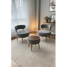 Çay Seti İkili Koltuk Berjer Ve Puf Takımı 3 Lü Takım Balkon, Salon ,ofis ,bahçe Takımı Gri Çay Seti İkili Koltuk Berjer Ve Puf Takımı 3 Lü Takım Balkon, Salon ,ofis ,bahçe Takımı Gri