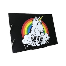 27 x 19 CM Unicorn Bring it On Kendin Yap Fotoğraf Albümü