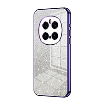Honor Magic7 Pro 5g Kılıf Elektro Kaplama Degrade Parıltılı Tpu Telefon Kapağı - Mor