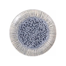 Iris Blue Düz Tabak 20cm Çok Renkli