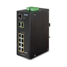 Planet Pl-ıgs-10020hpt 8 Port Gigabit Poe 2 Port Sfp 270w Poe Endüstriyel Switch