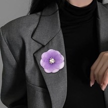 Novahub Kırmızı Kamelya Şekli Broş El Yapımı Küçük Çiçek Dıy Pin Sahte İnciler Rhinestones Çiçek Rozeti Yaka Ayakkabı Çanta Giyim Aksesuarları Kırmızı Kırmızı