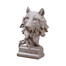 Lijinxu Hayvan Heykel Yenilik Kitaplık Oturma Odası Dolabı Kurt