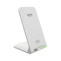LinkTech W515 15W Katlanabilir Kablosuz Şarj Standı Beyaz