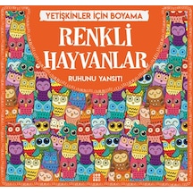 Renkli Hayvanlar - Yetişkinler İçin Boyama