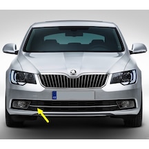 Skoda Superb 2 14-15 Ön Tampon Sağ Izgara Krom Çıtalı 3T0853666B