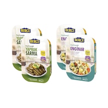Burcu Zeytinyağlı Yaprak Sarma Ve Enginar 200 Gr 4 Lü Paket