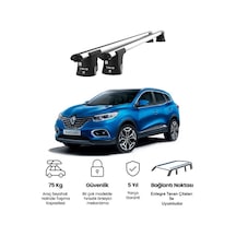Trio-ıı Renault Kadjar 2016 Ve Sonrası Uyumlu Kilitli Ara Atkı 120cm Port Bagaj Tavan Barı