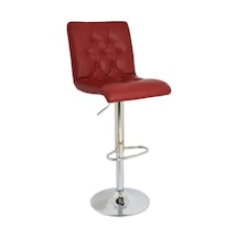Bürocci Helen Bar Sandalyesi-Bordo-9519S0102 Çok Renkli