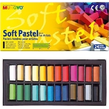 Mungyo Soft Pastel Yarım Boy 24 Renk