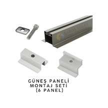 Güneş Paneli Montaj Seti 6 Panel