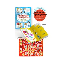 Kavramlar Miktarları Öğreniyorum Çıkartmalı Etkinlik Kitabı - 3 Yaş + - Ybve-753194